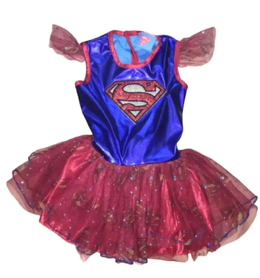 Rubies DC Comics Supergirl Girl's 4/6X Tutu Halloween Costume Dress